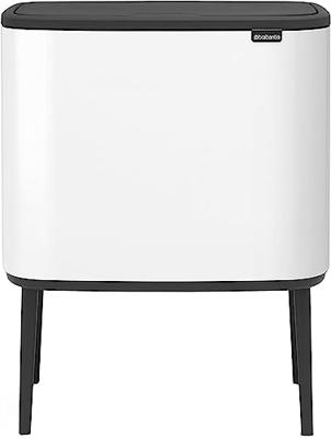 brabantia Bo Touch Bin 31 35 23 Afvalbak 33 l Staal (l x b x h) 312 x 540 x 680 mm Wit 1 stuk(s)