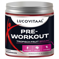 Lucovitaal Pre-Workout Tropisch Fruit - thumbnail