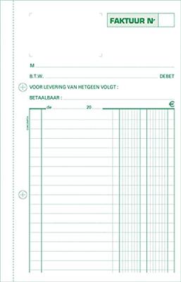 Exacompta facturen, ft 21 x 13,5 cm, tripli, verticaal, Nederlandstalig Exacompta facturen, ft 21 x 13,5 cm, tripli, verticaal, Nederlandstalig