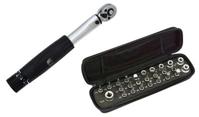 Radon comp torque wrench 1/4" 2-24 nm + bit set 25 pcs.