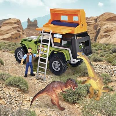 Dickie dino camper speelset, 4dlg.