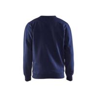 Blåkläder Sweatshirt Jersey ronde hals 33641048 | Marineblauw | Maat XL - 7330509352564 - thumbnail