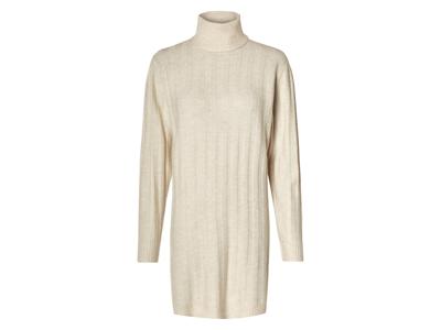 esmara Gebreide dames jurk (Wit, L (44/46))