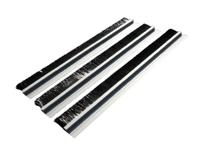 Ecosavers Deurborstel zelfklevend - 3 delig - aluminium - thumbnail