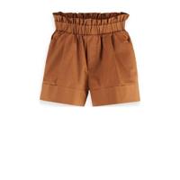 Wider fit cotton shorts with elasticated waist - thumbnail