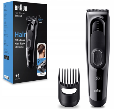 Braun Haartrimmer Series 5 HC5310, Haartrimmer Met 9 Lengte-Instellingen
