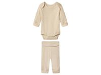 lupilu Geribde babyset (Beige, 50/56) - thumbnail