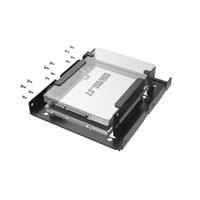 Hama Inbouwframe Voor 2x 2,5 SSD- En HDD-harde Schijven In 3,5 Sleuf - thumbnail