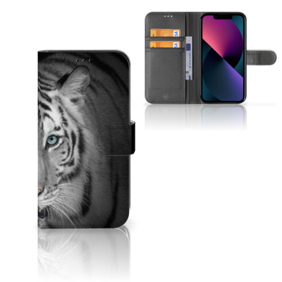 Apple iPhone 13 | Telefoonhoesje | Met pasjeshouder | Tijger