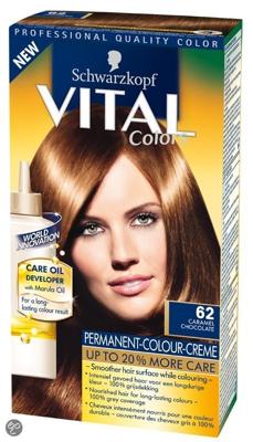 Schwarzkopf Schwarzkopf Vital Colors Haarverf Caramel Chocolade 62 Schwarzkopf Schwarzkopf Vital Colors Haarverf Caramel Chocolade 62