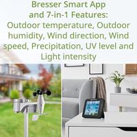 BRESSER Tuya Smart Home 7-in-1 weerstation ClimateConnect (zwart) - thumbnail