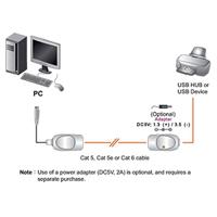 ATEN UCE60 Extender (verlenging) USB-A 1.1 Via netwerkkabel RJ45 60 m - thumbnail