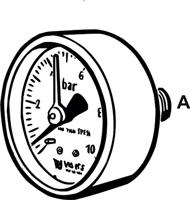 Cornat Manometer 1/4 (Voor Dm34/Dm1) - DMM14 - thumbnail