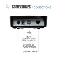 Thermische Printer iggual TP7001 Zwart - thumbnail