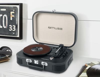 Platenspeler Muse MT201DG DARK GR Zwart Grijs