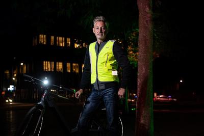 Wowow Reflectievest tegra maat l geel (met achterlicht)
