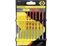 C.K T3113 T3113 Beton-spiraalboren set 9-delig 5 mm, 6 mm, 7 mm 1 stuk(s) - thumbnail