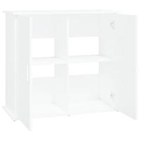 VidaXL Aquariumstandaard 81x36x73 cm bewerkt hout wit - thumbnail