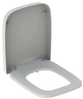 Geberit Renova Plan Closetzitting met deksel topfix softclose 36x43 cm Wit - thumbnail