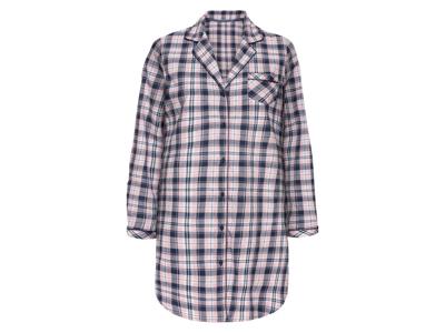 esmara Dames oversized shirt (Ruiten/roze/marineblauw, M (40/42))