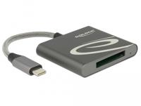 DeLOCK 91746 geheugenkaartlezer Antraciet USB 3.0 (3.1 Gen 1) Type-C - thumbnail
