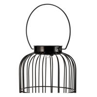 Solar LED Tafellampen op zonne-energie met sensor - Automatisch aan/uit - Zwart - thumbnail