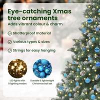 VidaXL Kunstkerstboom met 300 led groen 210 cm pvc en plastic en staal - thumbnail