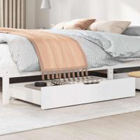 VidaXL Bedlades 2 st 95x55x17 cm massief grenenhout - thumbnail