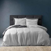 Primaviera Deluxe Egyptisch Katoen Uni Dekbedovertrek Grijs 200 x 200/260 cm - thumbnail