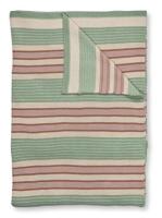 Pip Studio Pip Studio Bonsoir Combistripe Sprei Groen 130x170 cm - thumbnail