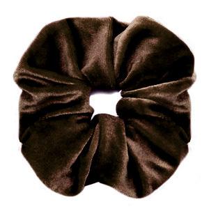 scrunchie Velvet Dark brown