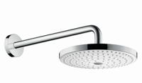 Hansgrohe Raindance Select S hoofddouche 240 2jet met douche-arm, wit/chroom - thumbnail