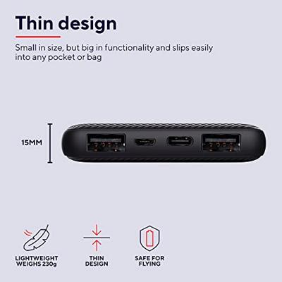 Trust Primo 10.000 mAh Powerbank 15W Zwart - thumbnail