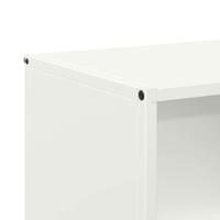 Brandhoutrek 40x30x75 cm koudgewalst staal wit - thumbnail