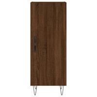 Dressoir 34,5x34x90 cm bewerkt hout bruin eikenkleur - thumbnail