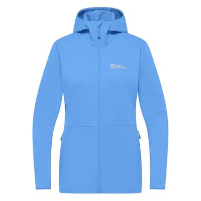 Jack wolfskin Feldberg Hoody Softshell Jas Dames Mid Blue S Jack wolfskin Feldberg Hoody Softshell Jas Dames Mid Blue S