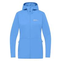 Jack wolfskin Feldberg Hoody Softshell Jas Dames Mid Blue S - thumbnail