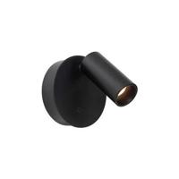 Lucide TONI - Oplaadbare Wandspot / Wandlamp - Accu/Batterij - Ø 8,1 cm - LED Dimb. - CCT - 1x2W 2700K/4000K - Magnetisch - Zwart - thumbnail