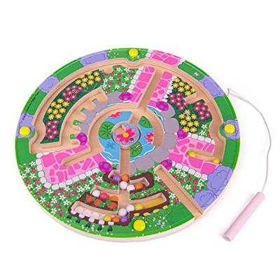 Bigjigs magnetische doolhof spel bloementuin