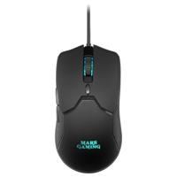 Toetsenbord met Gaming Muis Mars Gaming MCPXBES Zwart Qwerty Spaans - thumbnail