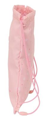 Rugtas met Koordjes Safta Bunny Roze 26 x 34 x 1 cm