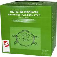 Leipold Doehle 26184 Fijnstofmasker met ventiel FFP3 D 10 stuk(s) EN 149:2001, EN 149:2009 DIN 149:2001, DIN 149:2009 - thumbnail