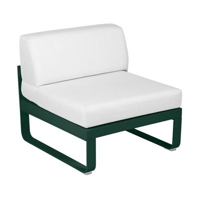 Fermob Bellevie 1-zitsmodule loungebank Cedar Green - Off-White