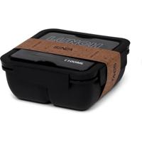 Senza Lunchbox 1100 ml Zwart - thumbnail