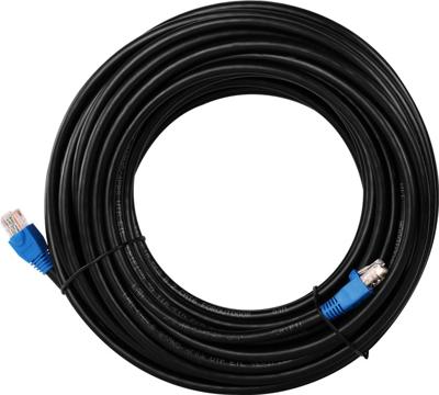 CAT 6 - 75 meter - U/UTP - CCA - Buitenkabel - Zwart