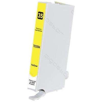 Huismerk Epson 35XL (T3594) cartridge geel