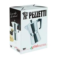 Italiaans koffiezetapparaat - PEZZETTI - ITALEXPRESS - Aluminium - 6 kopjes - Rood - thumbnail