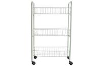 Serveringsvagn DKD Home Decor Groen Metaal Polypropyleen 40 x 26 x 62 cm - thumbnail
