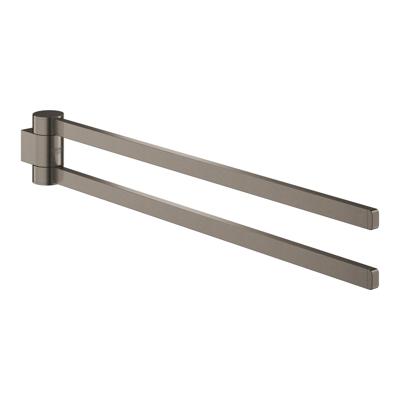 Handdoekhouder GROHE Selection Dubbel Draaibaar Hard Graphite Geborsteld Handdoekhouder GROHE Selection Dubbel Draaibaar Hard Graphite Geborsteld