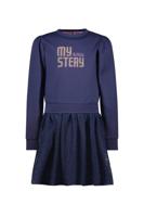 B.Nosy winter sweat jurk meisjes - navy blauw - Dasha - mesh rok - thumbnail